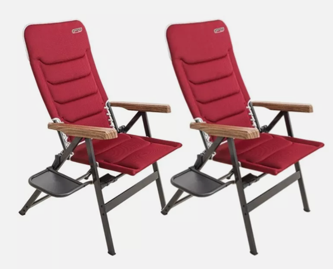 Quest Elite Bordeaux Pro Comfort Chair (Pair) - Tent Hire Direct